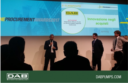  Dab Pumps sul podio del Procurement Award 2017.